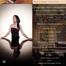 R&eacute;cital sur piano Streicher 1860