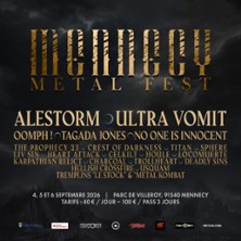 Mennecy Metal Fest - Pass 1 Jour Valable le Vendredi