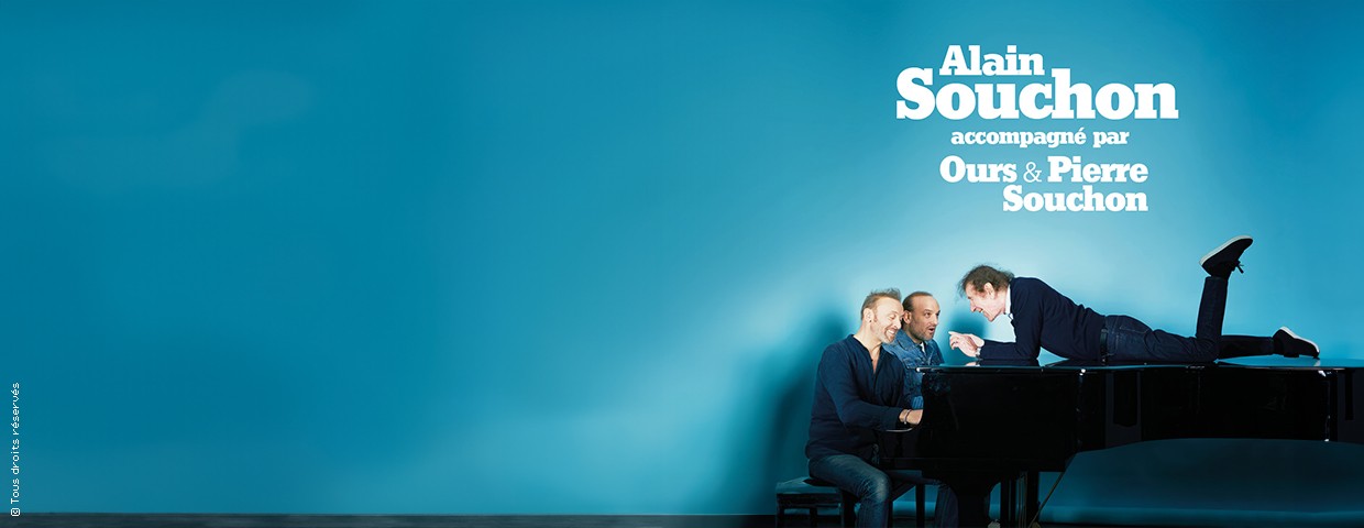 ALAIN SOUCHON Avec Ours et Pierre Souchon
