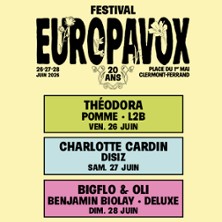 Europavox 2026 - Pass 1 Jour - Samedi
